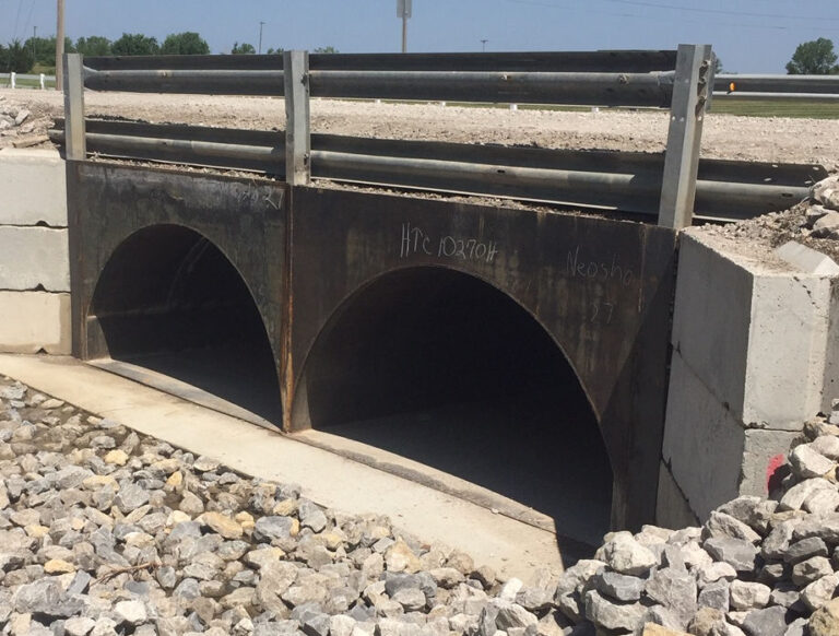 Half tank car culverts at The Railroad Yard
