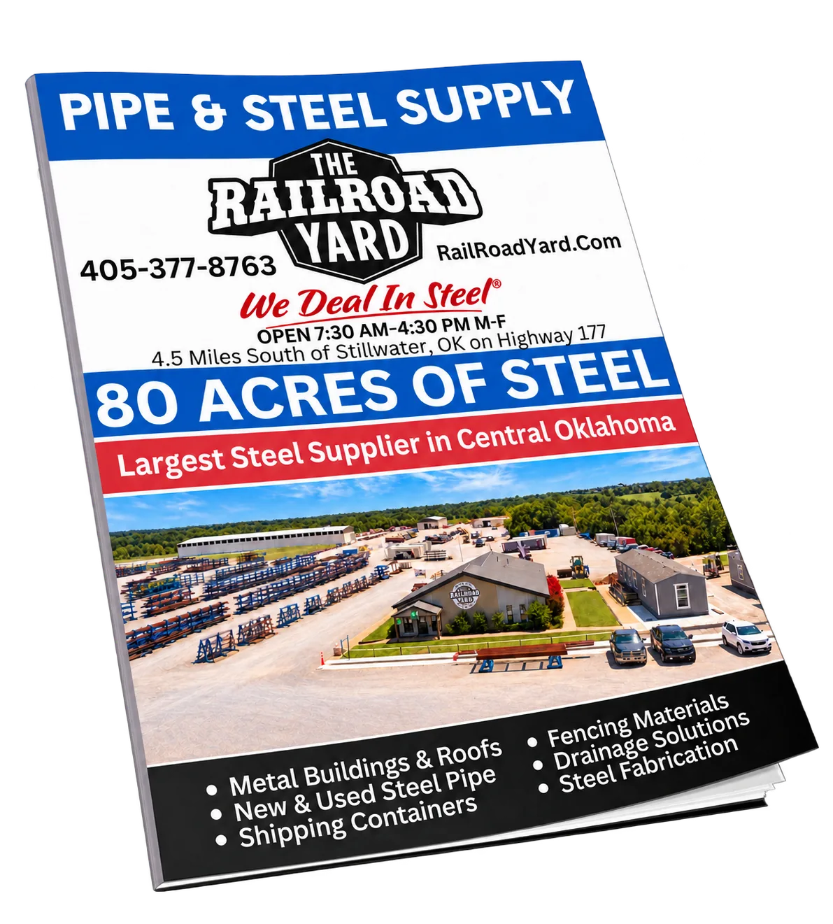 The Railroad Yard pipe and steel supply product catalog