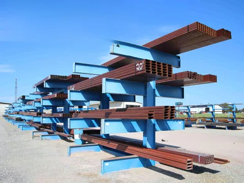 Stacked steel pipe